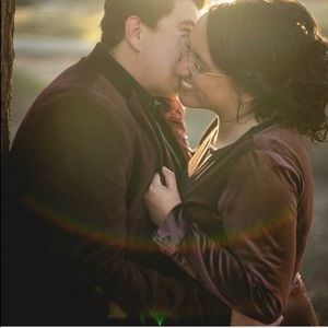 Dark red Velvet Dress